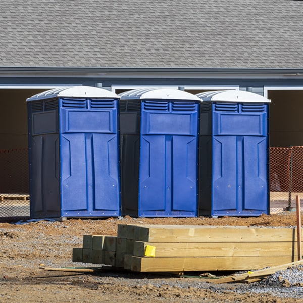 can i customize the exterior of the portable toilets with my event logo or branding in Rector